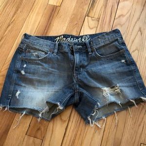 Madewell denim shorts